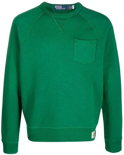 Polo Ralph Lauren Sweatshirt mit aufgesetzter Tasche - Grün