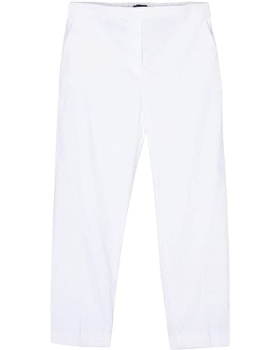 Theory Treeca cropped trousers - Weiß