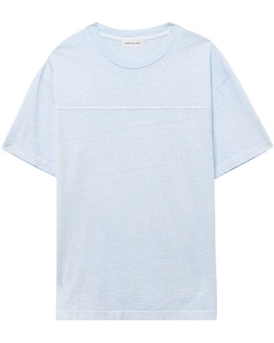 John Elliott Mélange-effect T-shirt - Blue