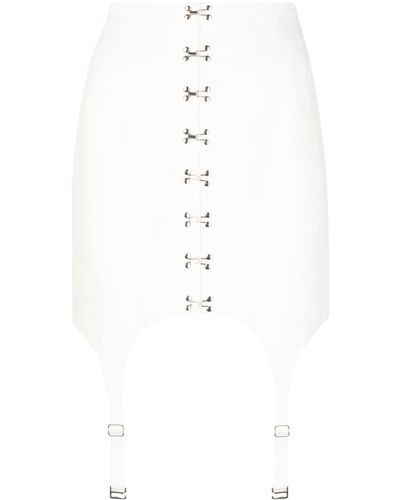 Dion Lee Corset Garter Skirt - White