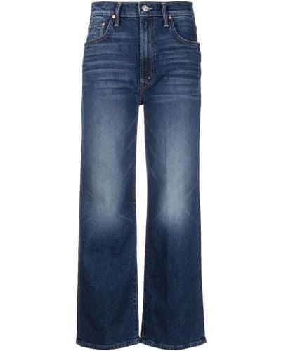 Mother The Rambler Tapered-Jeans - Blau
