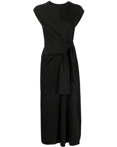 Goen.J Tied-waist Detail Dress - Black