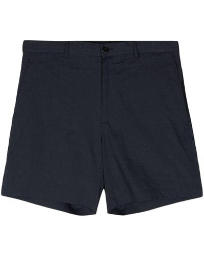Theory Mid-rise Bermuda Shorts - Blue