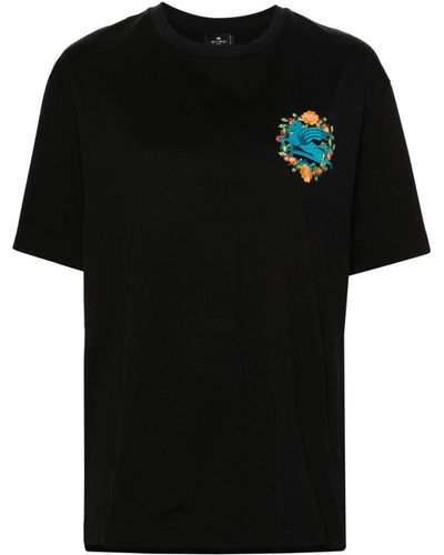 Etro ロゴ Tシャツ - ブラック