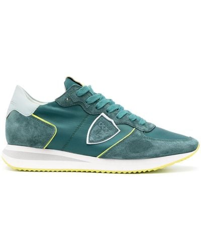 Philippe Model Trpx Leather Low-top Sneakers - Green