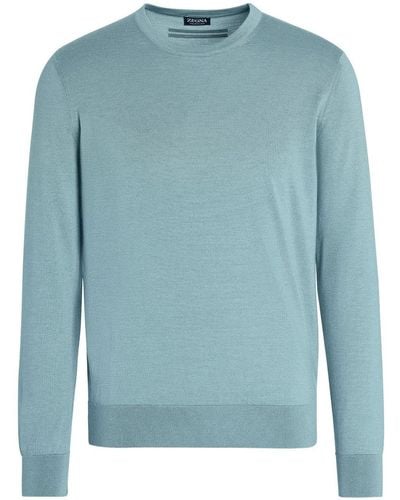 Zegna Cashseta セーター - ブルー