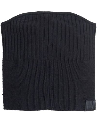 Marc Jacobs Tube Ribbed Knit Top - Black