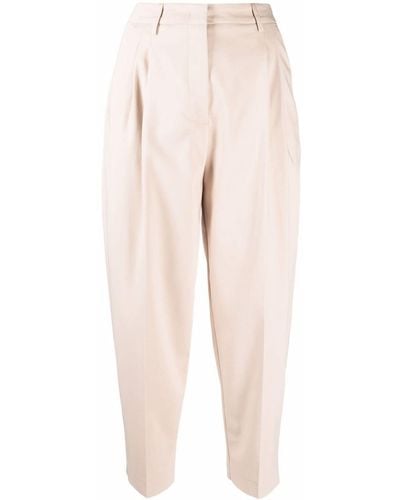 Blanca Vita High-waisted Cropped Trousers - Multicolour