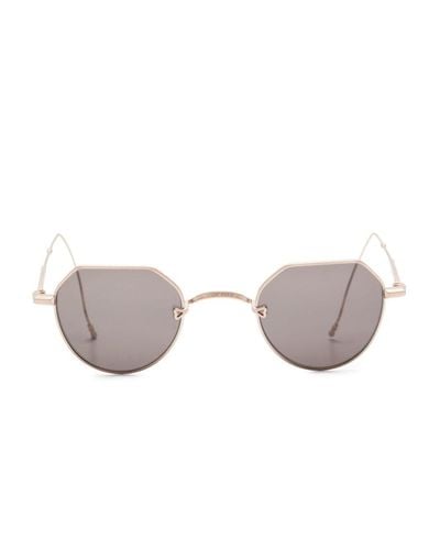Matsuda Round-frame Tinted Sunglasses - Metallic