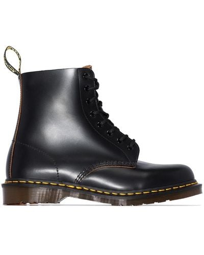 Dr. Martens 1460 Vintage Leather Boots - Men's - Leather/rubber - Black