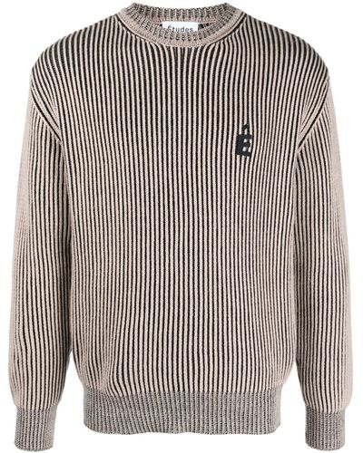 Etudes Studio Boris Logo-patch Sweater - Gray