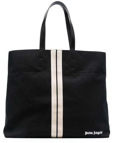 Palm Angels Shopper Met Logoprint - Zwart