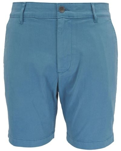 AG Jeans Wanderer Tapered Bermuda Shorts - Blue
