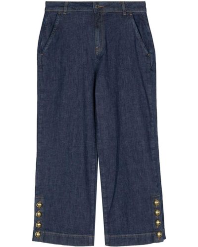 Jonathan Simkhai Cropped Straight Jeans - Blauw