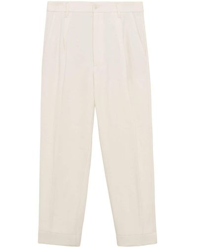 Jonathan Simkhai Kane Wool-blend Track Trousers - White