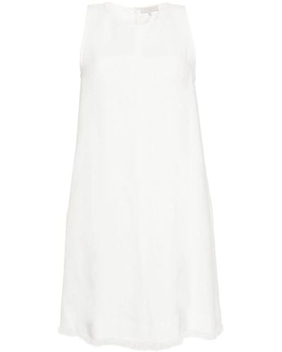 Antonelli Frayed Midi Dress - White