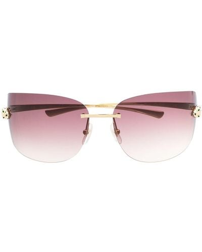 Cartier Rahmenlose Sonnenbrille - Mettallic