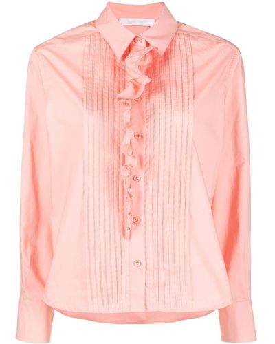 See By Chloé Plissiertes Hemd - Pink