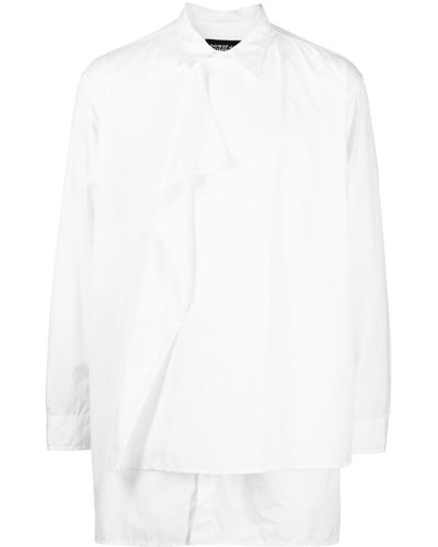 Yohji Yamamoto Long-sleeve Cotton Shirt - White