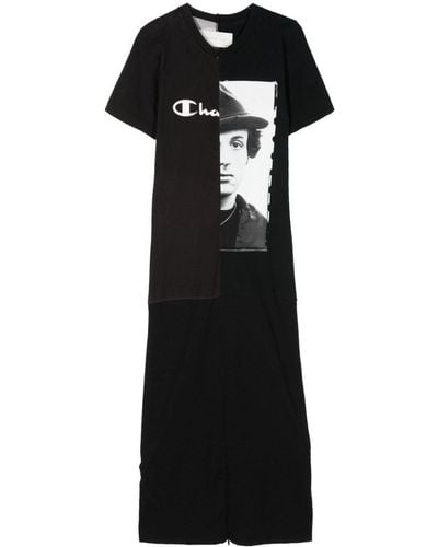 Conner Ives Kleid mit Print - Schwarz