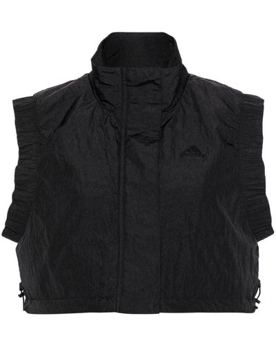 adidas Cropped Gilet - Zwart