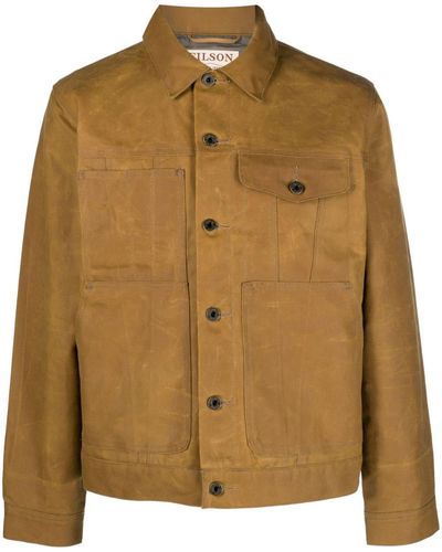 Filson Long-sleeve Buttoned Shirt Jacket - Brown