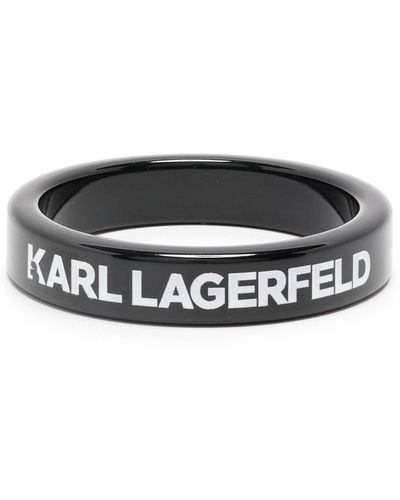 KARL LAGERFELD K/MONOGRAM CHAIN PAVE BRACELET | Silver Women‘s Bracelet |  YOOX