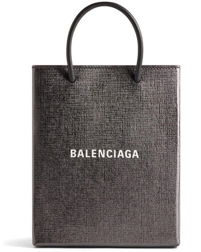 Balenciaga Handtasche mit Logo-Print - Schwarz
