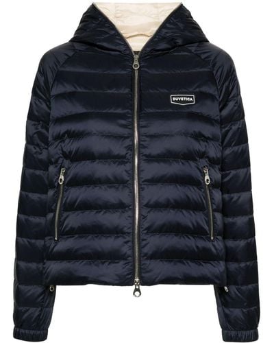 Duvetica Caroma quilted puffer jacket - Blau