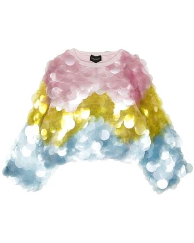 Cynthia Rowley Daylight Disco Sequinned Top - Pink