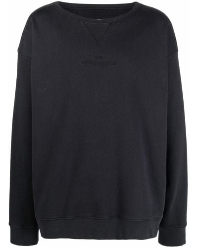Maison Margiela Sweatshirt im Oversized-Design - Schwarz