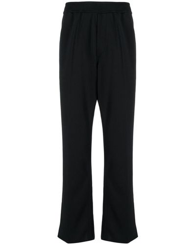 CFCL Pressed-crease Elasticated-waist Pants - Black