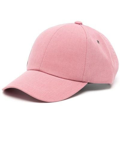 Paul Smith Signature Stripe-trim Baseball Cap - Pink