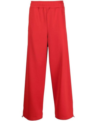 JW Anderson Drawstring -cuff Track Pants - Red