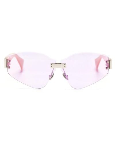 Vivienne Westwood Jordan Rimless Angular-frame Sunglasses - Pink