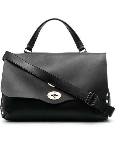 Zanellato Postina® Leather Tote Bag - Black