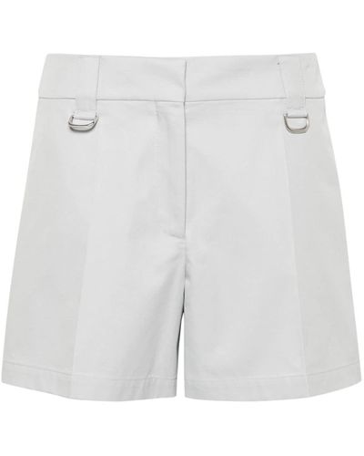 Off-White c/o Virgil Abloh High-waisted Cotton Shorts - White