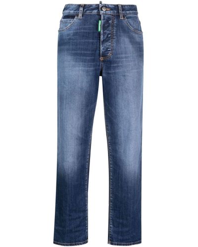 DSquared² One Life Cropped Jeans - Blue