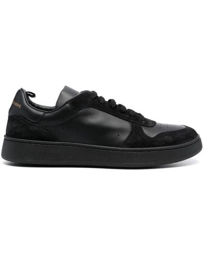 Officine Creative Mower Low-top Leather Trainers - Black