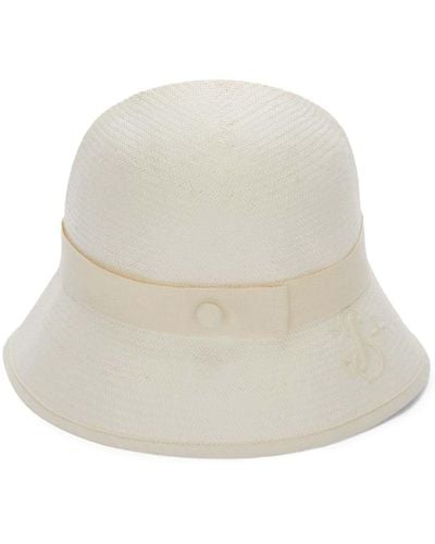 Jil Sander Roll-up Bucket Hat - White