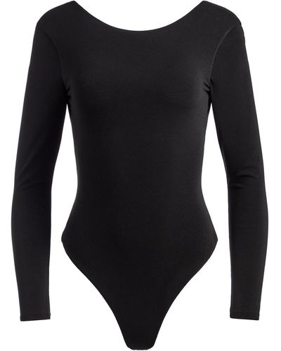 Alice + Olivia Marcella Body - Schwarz