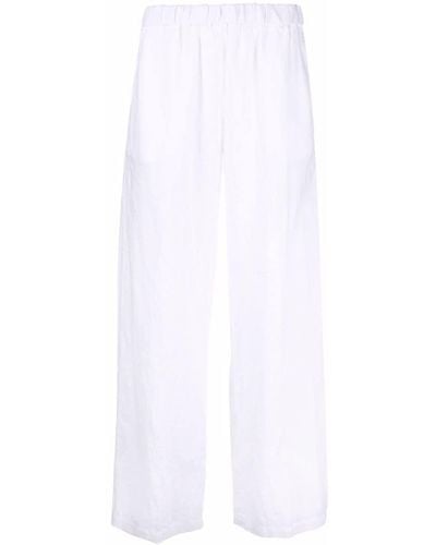 Aspesi Pantaloni dritti elasticizzati - Bianco