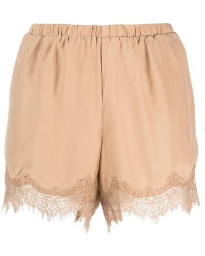 Gold Hawk Coco Lace Shorts - Natural