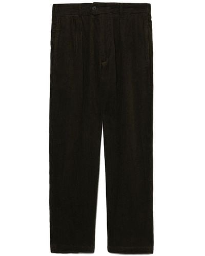 Engineered Garments Corduroy Cotton Straight-leg Trousers - Black