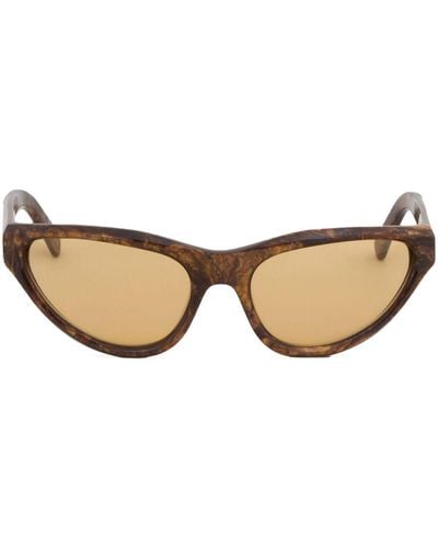 Marni Gafas de sol Mavericks con montura cat eye - Neutro
