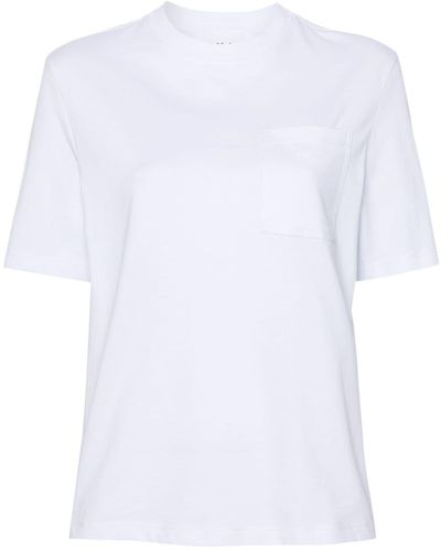 Remain Logo-embroidered Cotton T-shirt - White