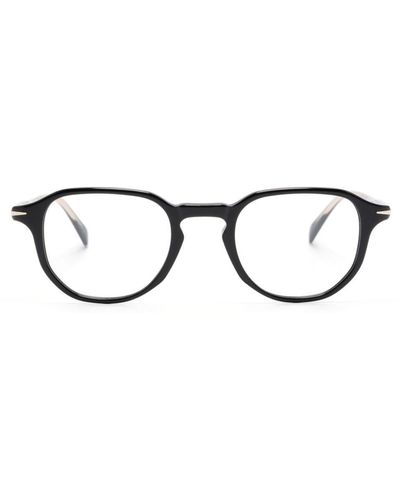 David Beckham Db 1140 ラウンド 眼鏡フレーム - ブラック