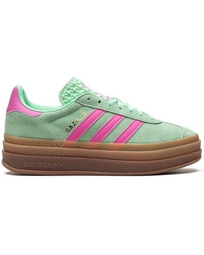 adidas Baskets Gazelle Bold 'Pulse Mint Pink' - Vert