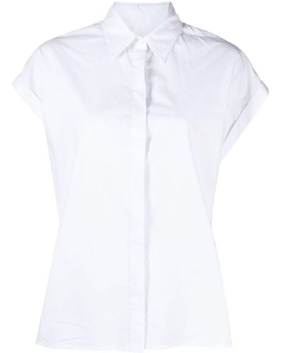 Matteau Camisa de popelina - Blanco