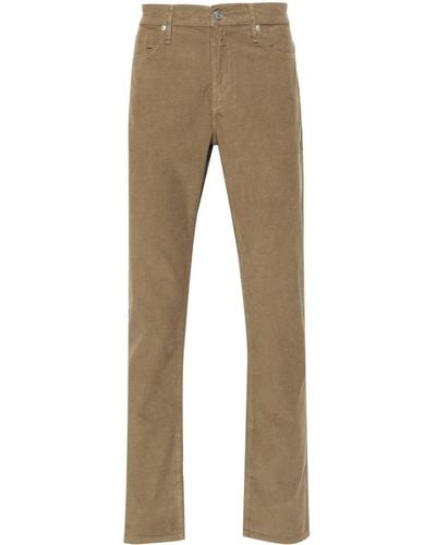 FRAME Corduroy Slim-fit Trousers - Natural